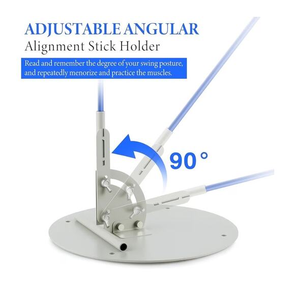 Golf Practice Swing Plane Plate Durable Metal Trainer - Picture 2 of 6